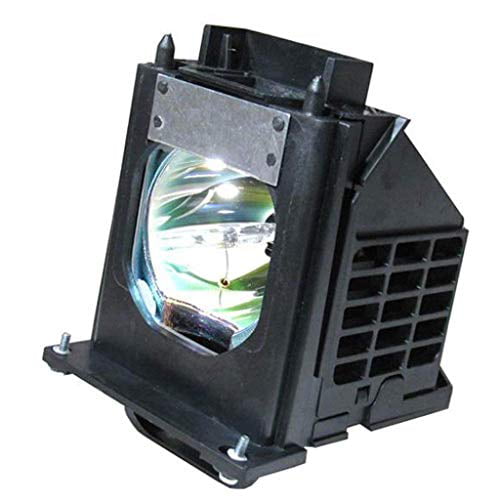 TV Lamp 915P043010 with Housing for Mitsubishi TV and 1-Year Replacement Warranty by Forcetek 